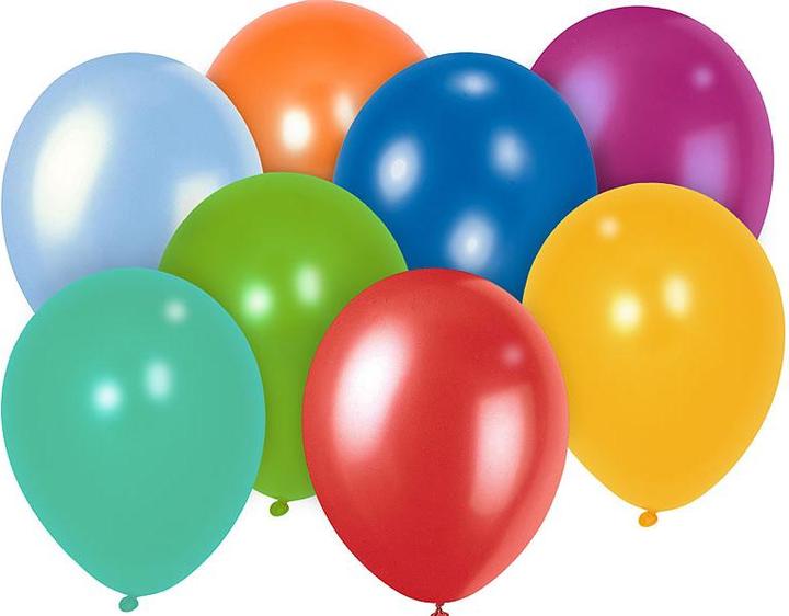 Actual product image Cover-Discount 100 colourful balloons Mega Pack 30cm mixed colours