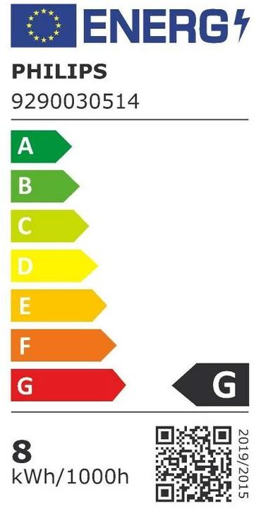 Etichetta energetica Philips Hue Tonalità Bianco BT (E27, 7 W, 550 lm, 1 x, G)
