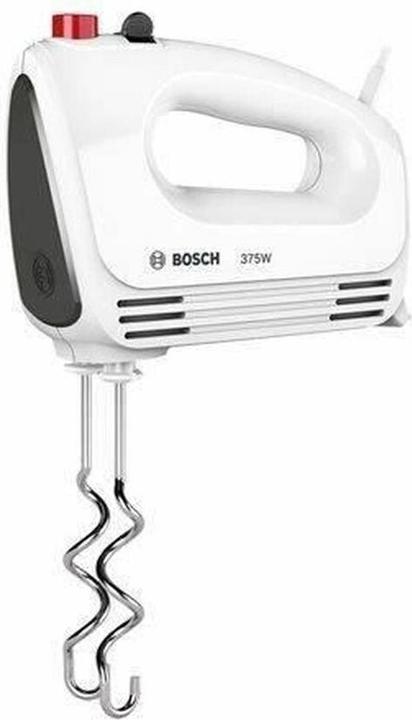 Produktbild Bosch Hausgeräte Hand Mixer MFQ22100 CleverMixx 375 W, Number of speeds 4, Turbo mode, White/Dark Grey (375 W)