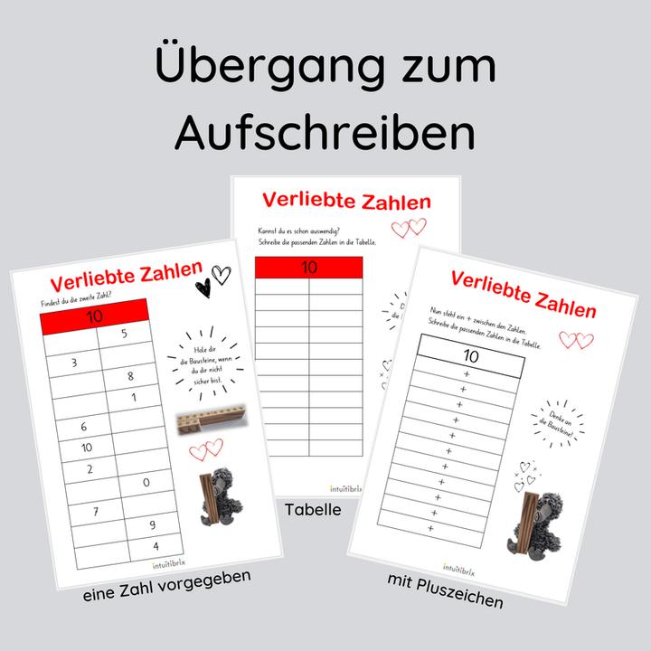 Actual product image Intuitibrix Tasks for the enamoured numbers