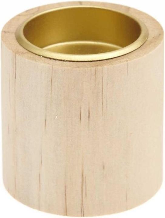 Produktbild Rico Design Holz Kerzenhalter, 6x6x6cm.700718
