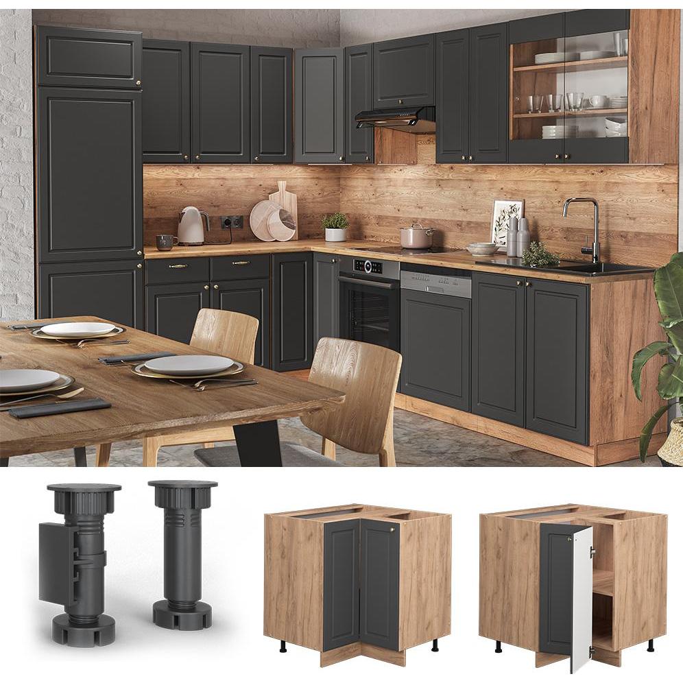 Vicco, Regal, Eckunterschrank Fame-Line