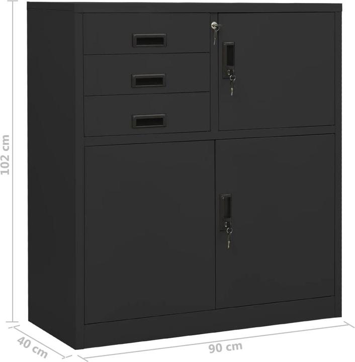 Immagine prodotto VidaXL Candra (90 x 40 x 102 cm)