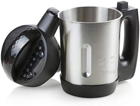 Image du produit Domo Bouilloire en acier inoxydable 1 litre de soupe en 20 minutes, 6 programmes automatiques,...