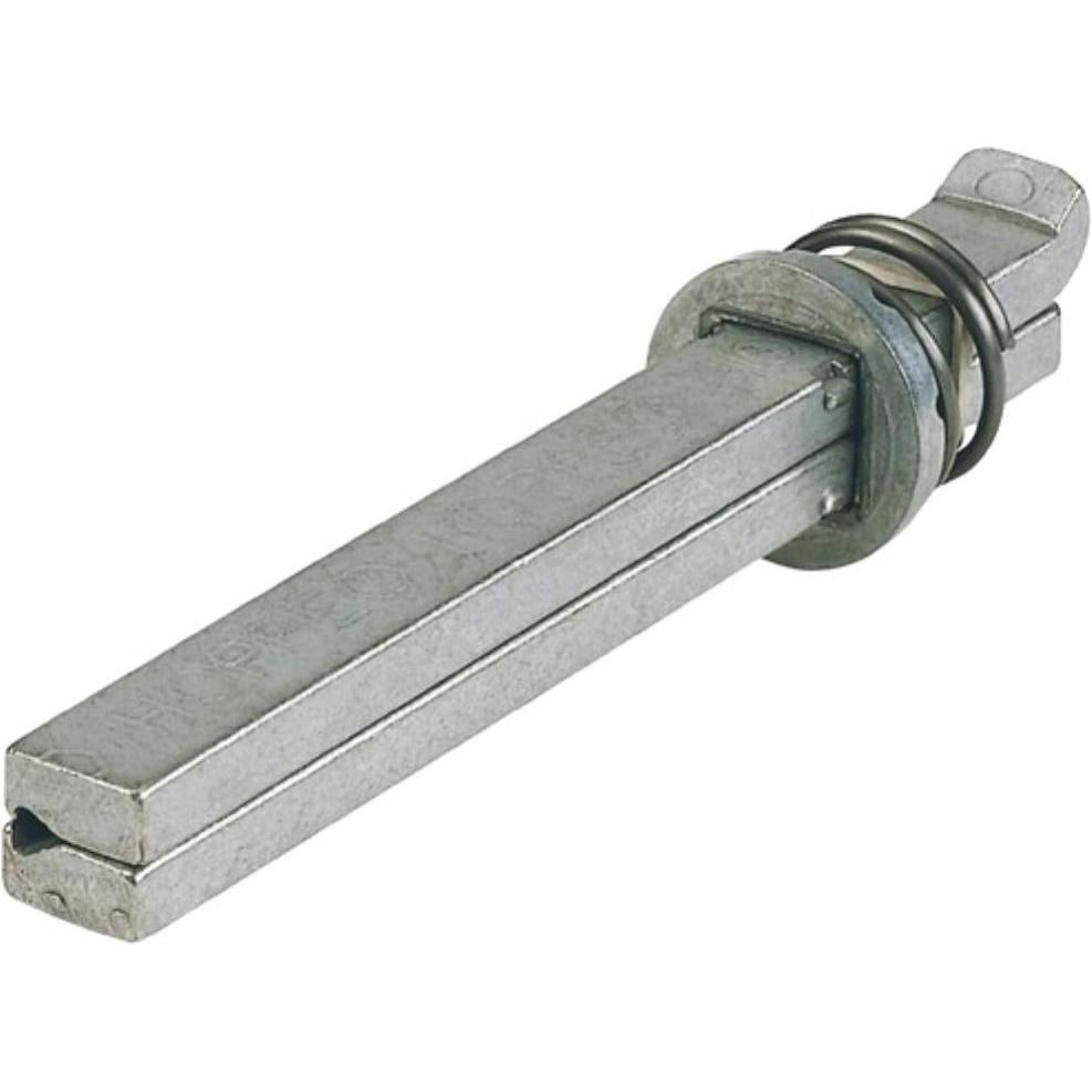 Hoppe, Türbeschlag + Scharnier, Vierkantstift Profilstift FEI-Spindel Vierkant 8 x 90 mm Eisen verzinkt geteilt