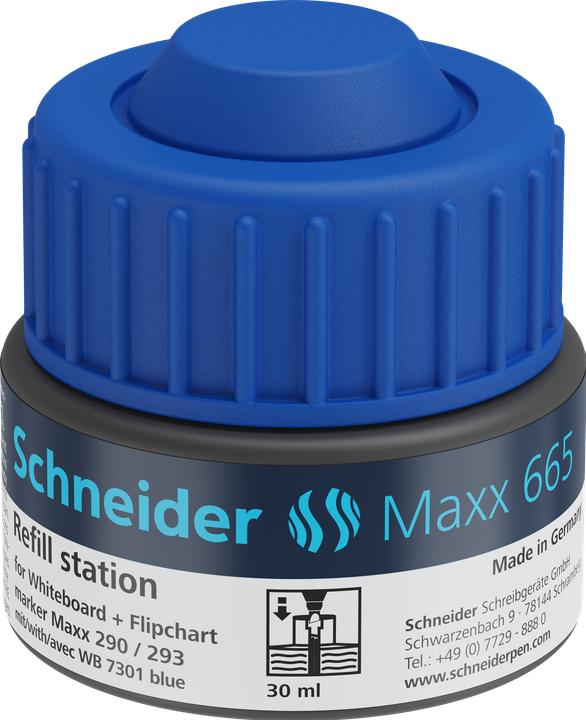 Schneider Refill ink Maxx 665 blue (Blue, 1 pcs.)