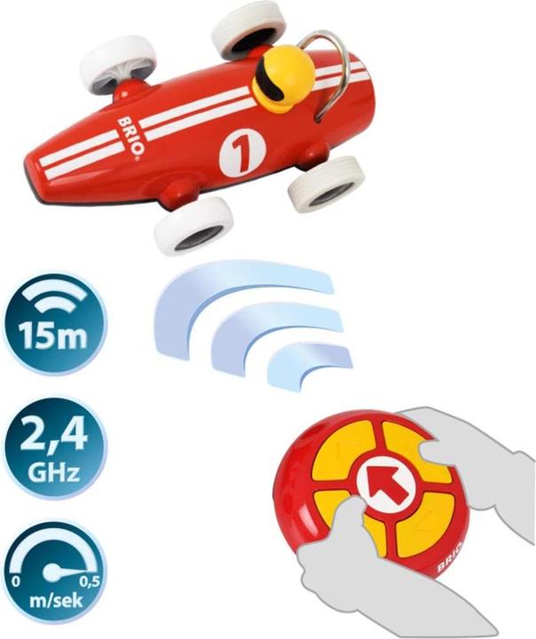 Actual product image Brio Race car