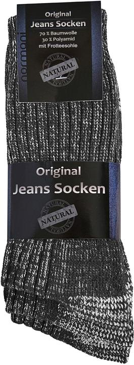 Immagine prodotto Normani 6 paia di calzini in denim con suola in spugna (confezione da 6, 47 - 50)