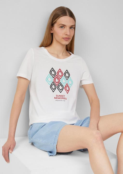 Produktbild S.Oliver T-Shirt Jersey-T-Shirt mit Frontprint (48)