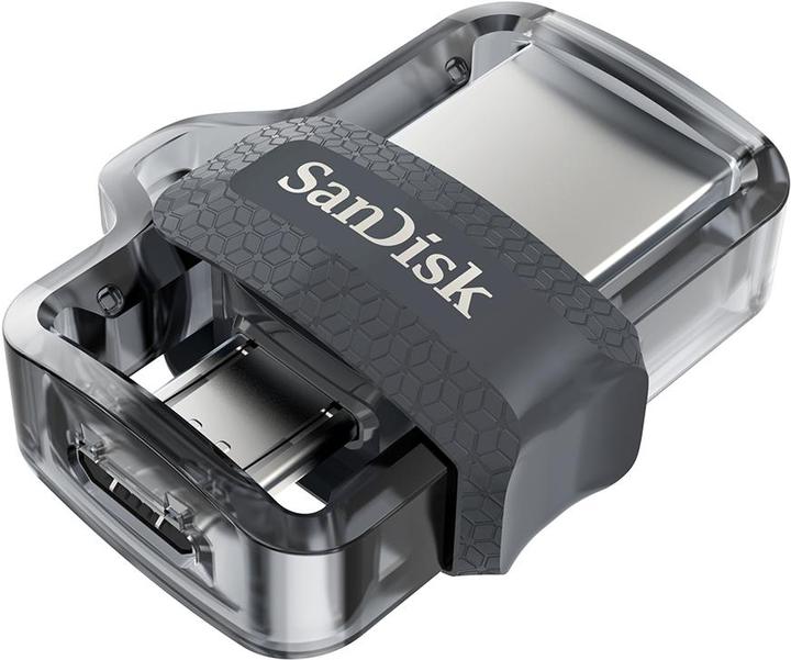 Image du produit Sandisk Ultra Dual Drive m3.0 256GB Gray & Silver EAN : 619659154400 (256 Go, USB-A)