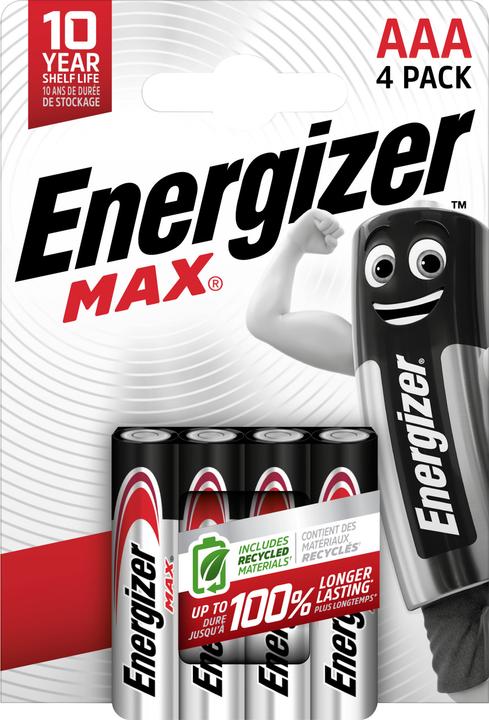 Produktbild Energizer Max Alkaline (4 Stk., AAA)