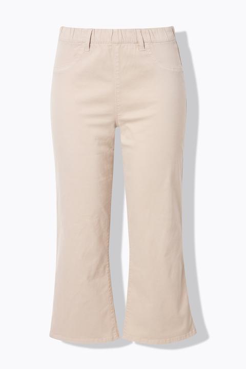 Produktbild Ulla Popken Jeansculotte Mary, weites Bein, Elastikbund (58)