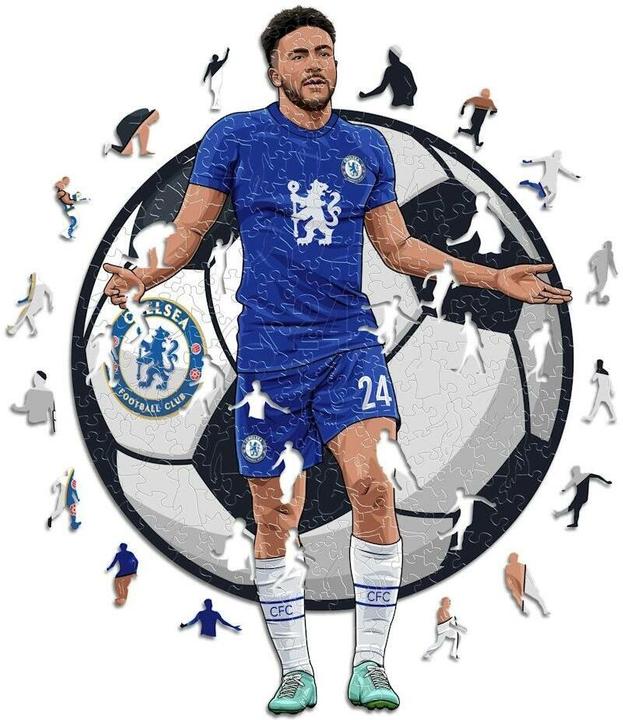 Iconic Puzzles, 100% Eco-sustainable Wooden Puzzle With Official License Chelsea Logo Size S 150 Pieces - View #7