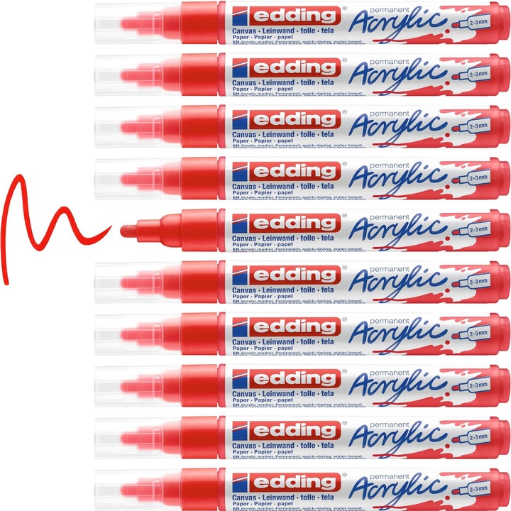 Produktbild Edding Acrylmarker 5100 (Verkehrsrot, 3 mm, 1 x)