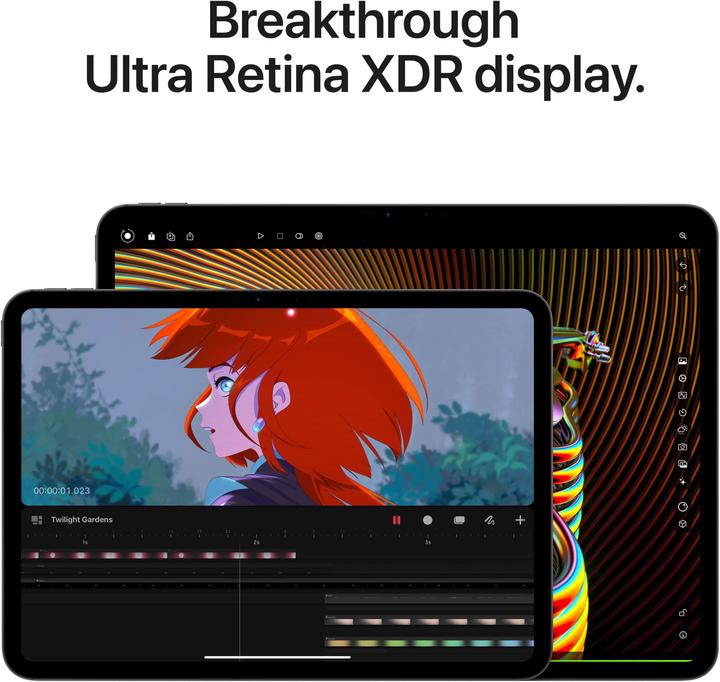Produktbild Apple iPad Pro 13 2024 (M4) (5G, 13", 1000 GB, Silver)