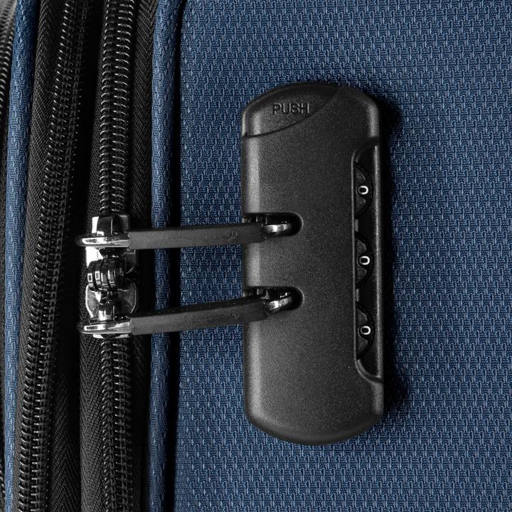 Actual product image Bugatti Valencia Soft 4 Rollen Kofferset 3-teilig mit Dehnfalte (190 l)