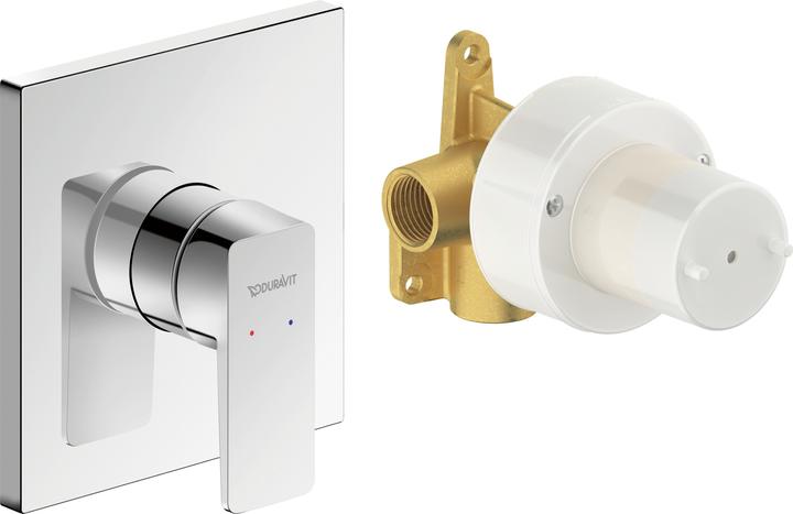 Actual product image Duravit Manhattan concealed single-lever mixer set, 1 consumer, chrome, MH4210007010