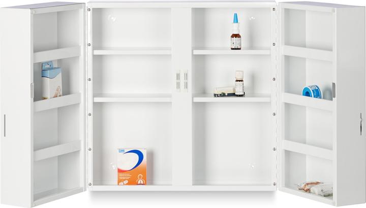 Actual product image Relaxdays Square Medicine Cabinet (53 x 21.5 x 53 cm)