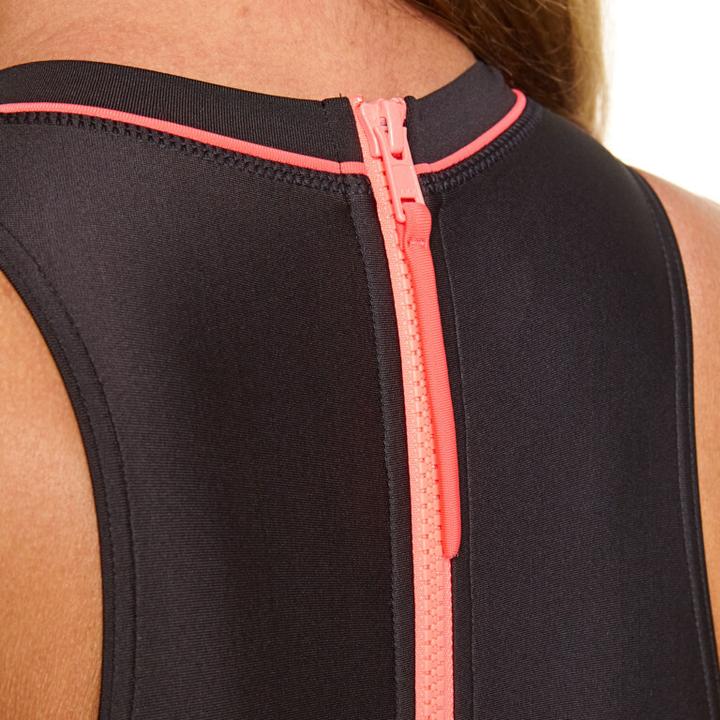 Actual product image Zoggs Cable Zipped Hi Neck (44)