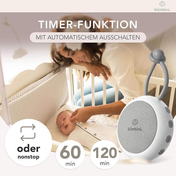 Actual product image Blimbini White noise machine with night light
