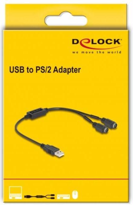 Immagine prodotto Delock Adattatore da USB a PS/2 (0.43 m)