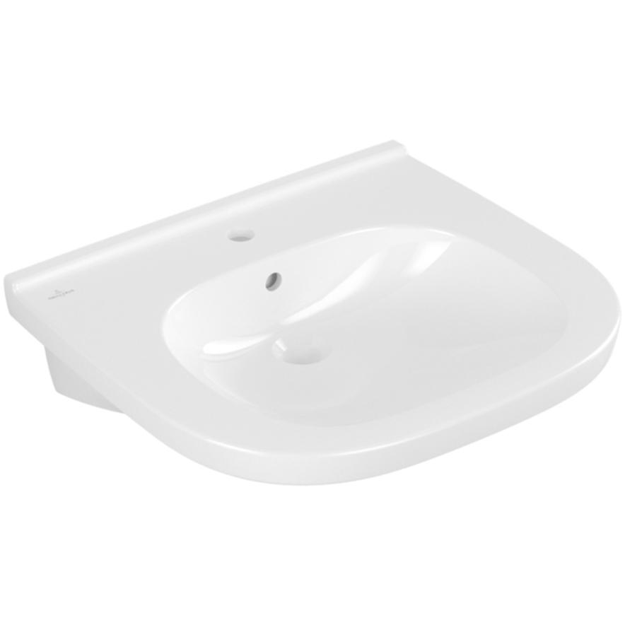 Villeroy & Boch, Spülbecken, Waschbecken ViCare unterfahrbar 60 x 55 cm wei 41196001 (Unterbauspüle, 55 cm, 60 cm)