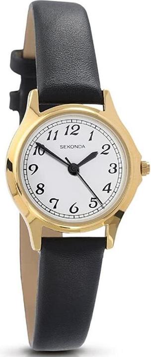 Sekonda Quarz Lederarmbanduhr (Analoguhr, 34 mm)