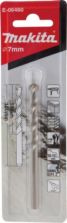 Actual product image Makita Betonbohrer 7x100 mm - E (7 mm)