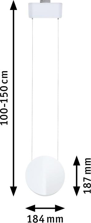 Produktbild Paulmann URail Pendel Alejandro (800 lm)