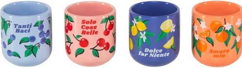 Actual product image Bialetti Mercato Della Frutta espresso mug (90 ml, 4x)