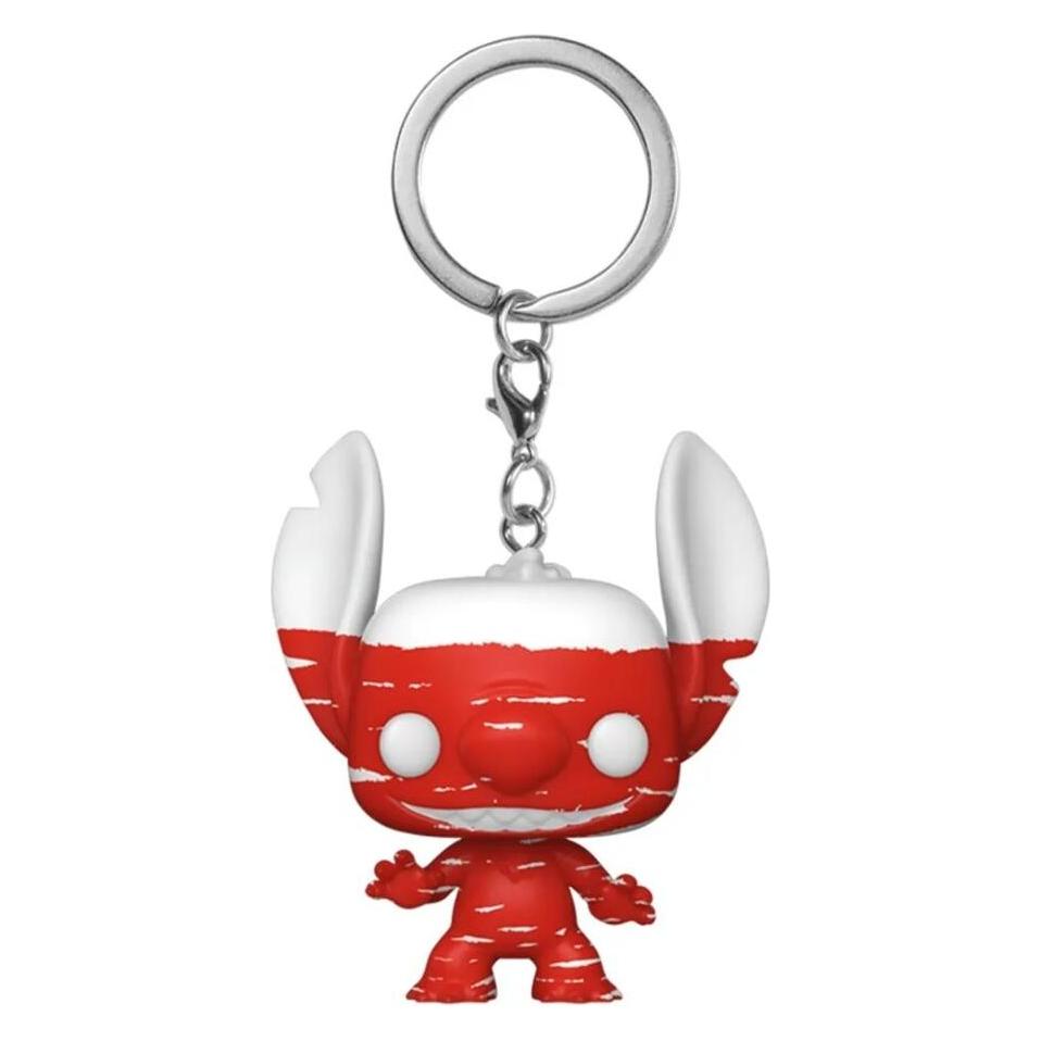 Funko, Schlüsselanhänger, Lilo $ Stitch Présentoir Porte-clés Pocket Pop! Stitch Badness Level 4 Cm (12), Mehrfarbig