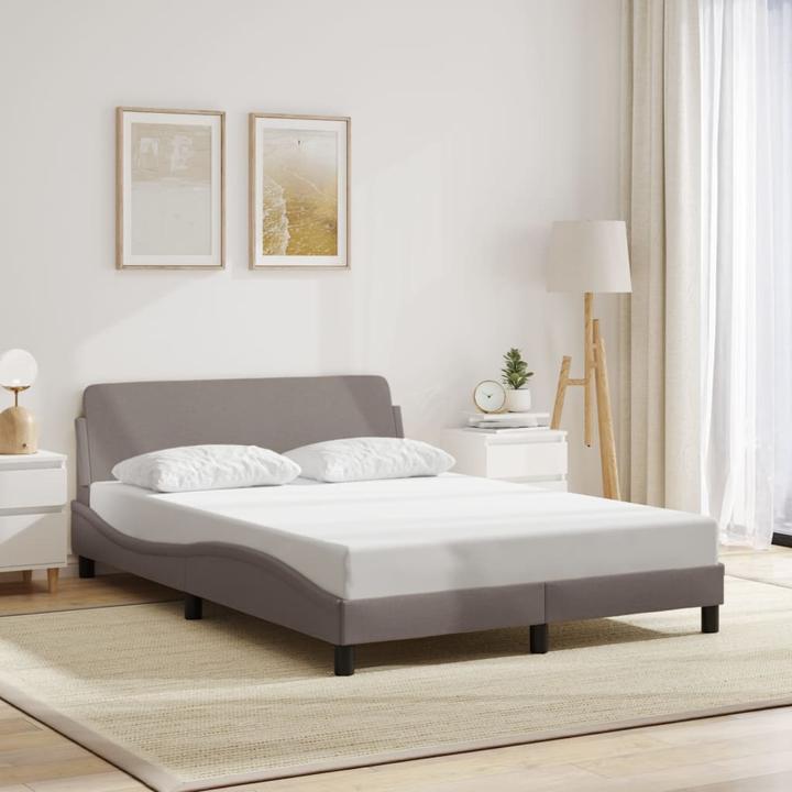 Image du produit VidaXL Cadre de lit avec tête de lit en tissu (160 x 200 cm)