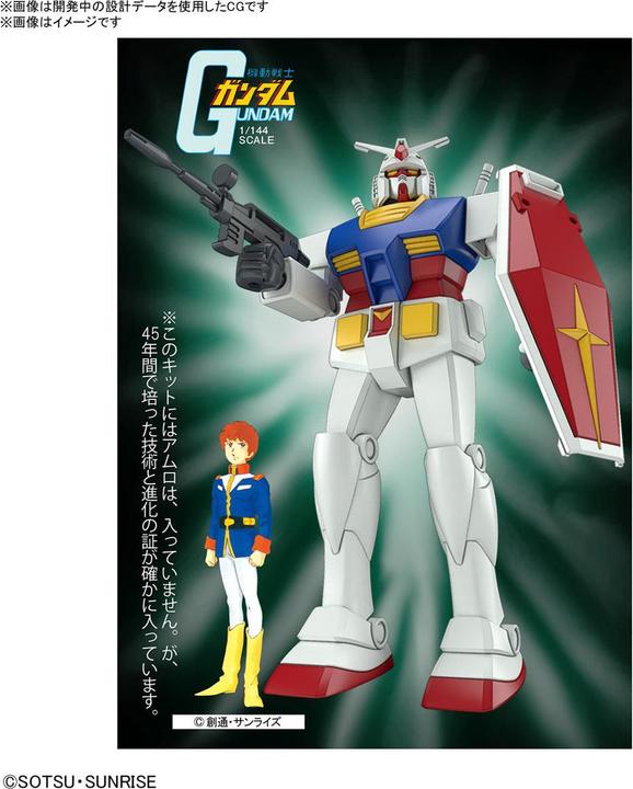 Produktbild Bandai GUNDAM - Best Mecha Collec. 1/144 RX-78-2 Gundam (Revival) - Model Kit