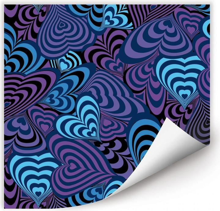 Image du produit Trenddeko Coeurs rétro (30 x 30 cm)