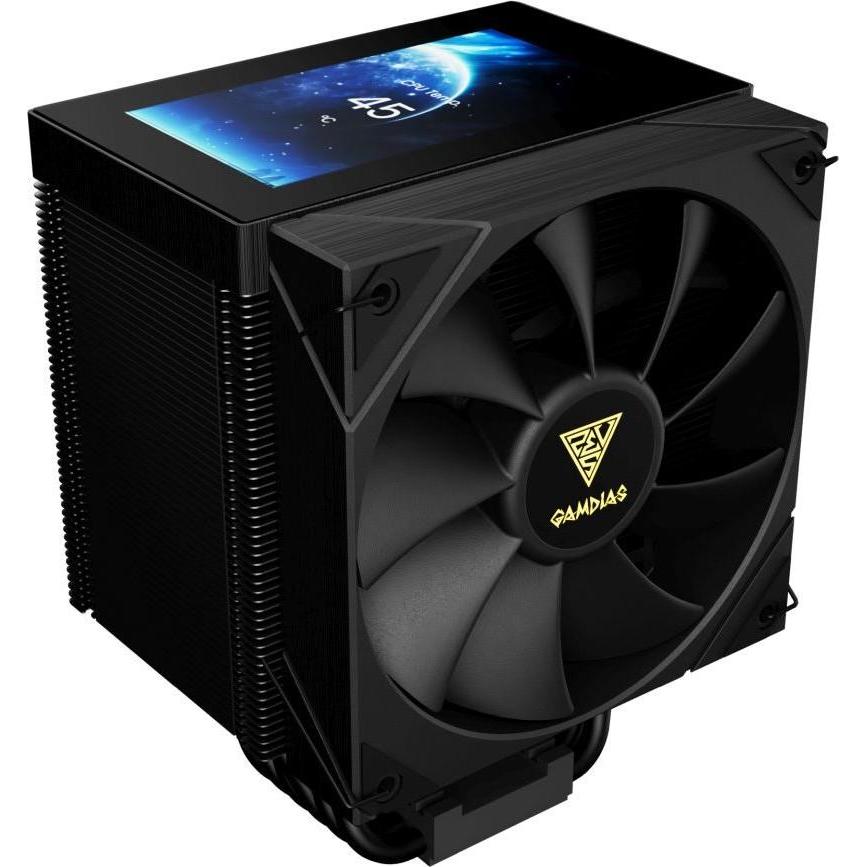 Gamdias Ventilateur processeur Boreas M2-61L (Noir), Ventola PC, Nero