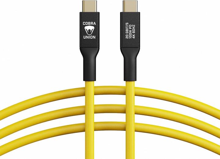 Immagine prodotto Cobra CobraTether Cavo USB-C 4,8m da dritto a dritto Ÿgiallo (4.80 m)