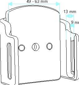 Immagine prodotto Brodit 511231 Supporto universale per smartphone