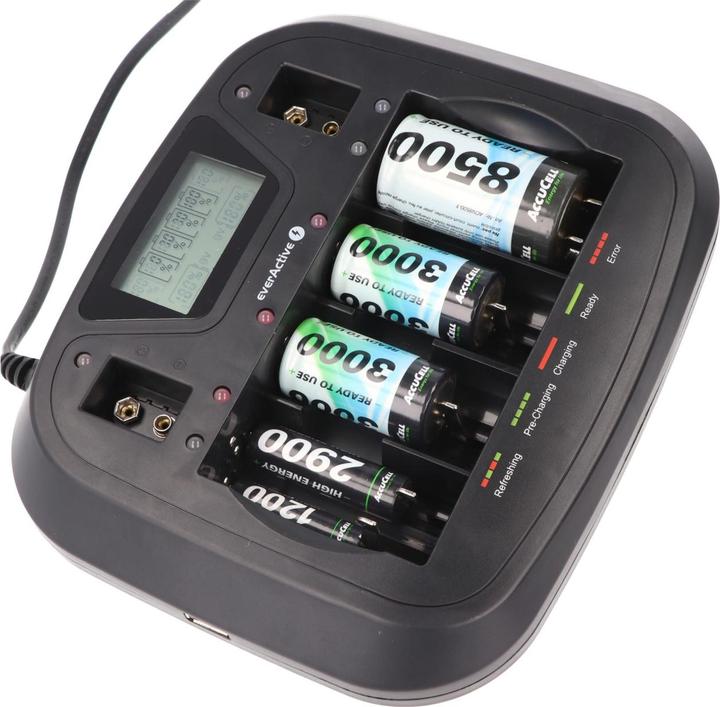 Produktbild Everactive NC-900U (1 Stk., C, D, AAA, AA, Ladegerät ohne Akku)