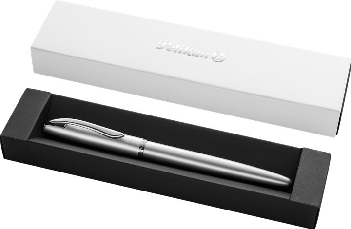 Produktbild Pelikan Tintenroller Roller Jazz® Noble Elegance R36, 1 ST im Geschenketui, Silber (Silver, 1x)