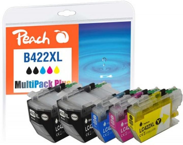 Image du produit Peach LC-422XL Multipack Plus 2xbk,c,m,y compatible (C, CF, M, Y)