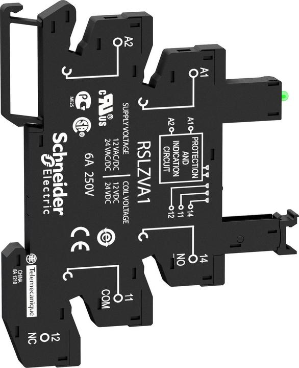 Produktbild Schneider Electric Sockel für schmales Interface-Relais RSLZVA2 (Relaissockel)