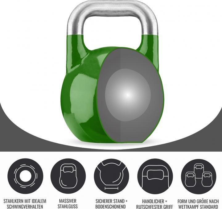 Produktbild Gorilla Sports Kettlebell Competition (1 x 24 kg)