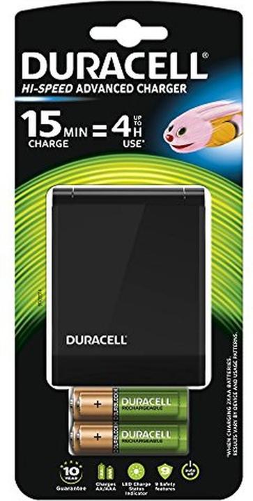 Actual product image Duracell 45m Charger + 2 x AA/AAA (2 pcs., AA, AAA, Chargers without battery)