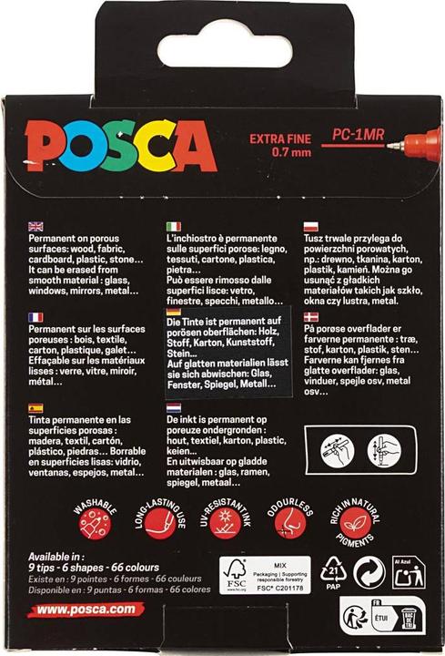 Produktbild Posca Basic (8 x)
