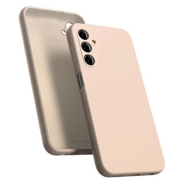 Mercury Rosa Silicone Samsung A25 5G Różowo-Piaskowy/Sabbia (Samsung Galaxy A25 5G), Cover Smartphone,
