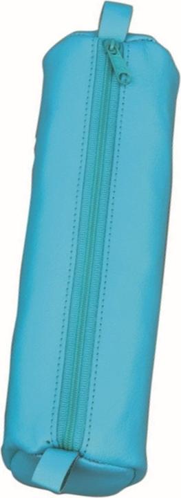 Actual product image Alassio Pencil case Material: leather Colour: turquoise