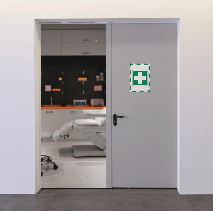 Produktbild Durable MAGNETRAHMEN SECURITY A4 grün/weiss