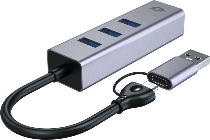 Produktbild Conceptronic Adapter USB-C->3xUSB-A3.2 5Gbs (USB-A, USB-C, 3 Ports)