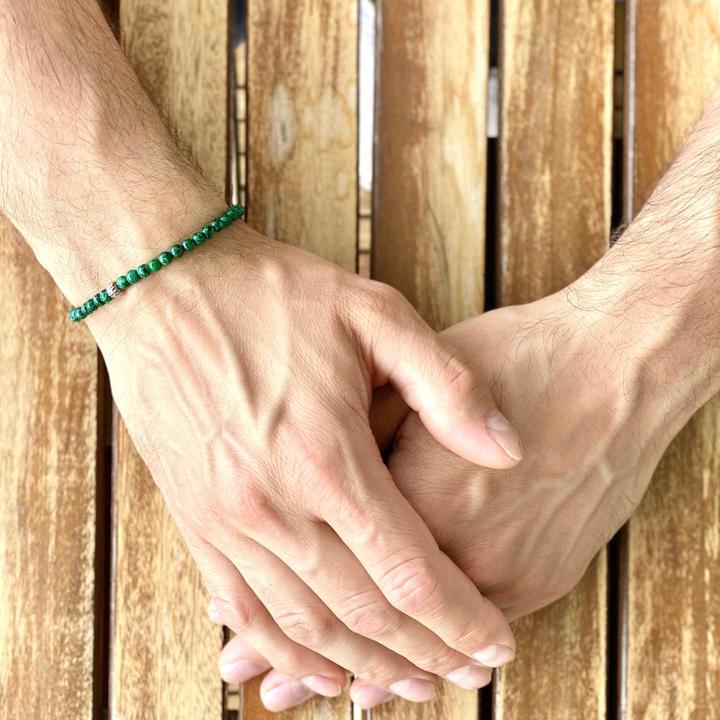 Image du produit Balibay Muaz (20.50 cm, Pierre précieuse, Malachite, Or 14 carats)
