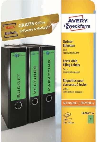Avery Ordner-Etiketten
